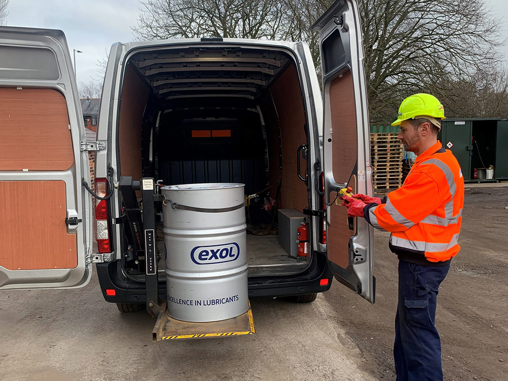 JP Oils Delivery Van