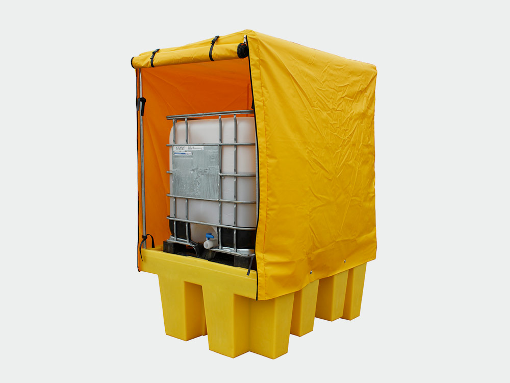 Single IBC Soft-top Spill Pallet